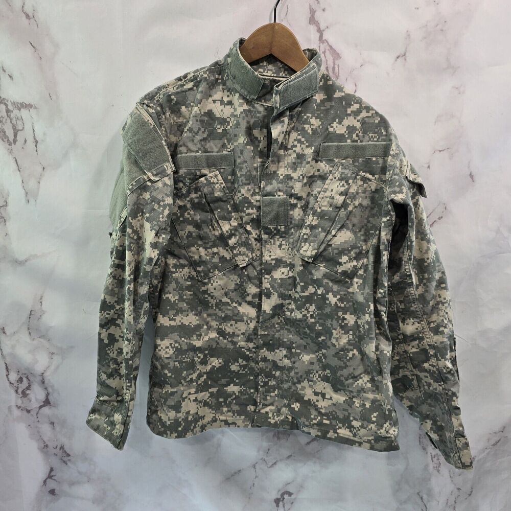 Desert Camo Jacket XS Short Digital Top Shirt Air Force Army Military Fatigue